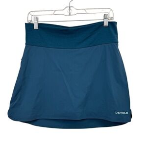 Devold Size Medium Running Merino Skirt Skort Wool Flood Teal Nordic Outdoor